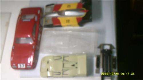 3 X 124 SCALE PARMA BODIES 1 X 132 SCALE PARMA BODY 1 X 132 SCALE CHASIS