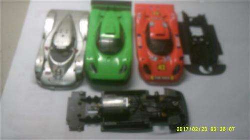 1/32 SCALE SLOT CARS FLY PORSCHE 911 PLUS 2 BODIES AND CHASIS