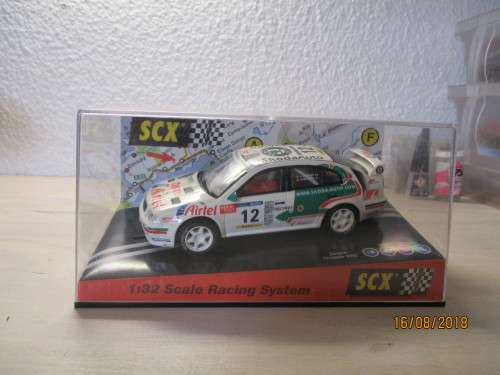 1/32 SCALE SCX SLOT CAR SKODA OCTAVIA WRC