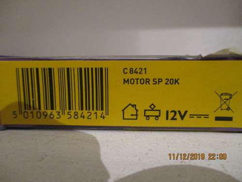 1/32 SCALE SCALEXTRIC MOTOR 20000RPM