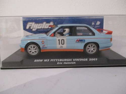 1/32 SCALE FLY SLOT CAR BMW M3 PITTSBURGH 2007