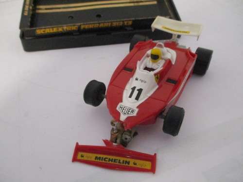1/32 SCALE SCALEXTRIC SLOT CAR FERRARI 312 T3 (SPARES OR REPAIRS)