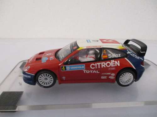 1/32 SCALE SCX SLOT CAR CITROEN XSARA (NEEDS SOME TLC)