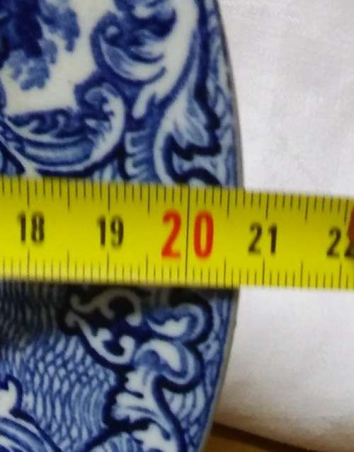 BLUE AND WHITE "ABBEY 1790 " BOWL/PLATE