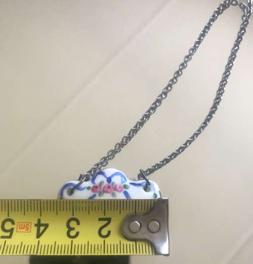 SCARCE VINTAGE PORCELAIN GIN DECANTER LABEL