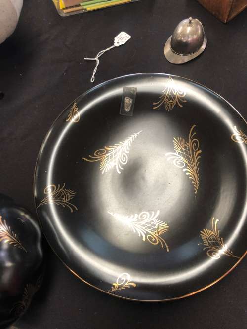 GOUDA HOLLAND ORA -FLORA PITCHER AND SHALLOW BOWL/PLATE