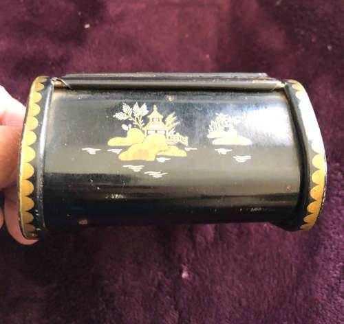 Stunning Vintage Hand Painted Box