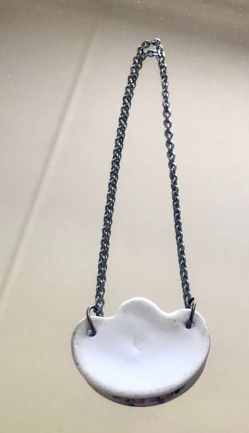 SCARCE VINTAGE PORCELAIN GIN DECANTER LABEL