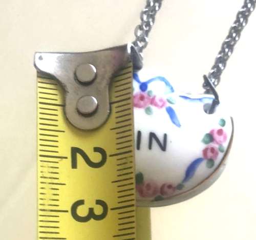 SCARCE VINTAGE PORCELAIN GIN DECANTER LABEL