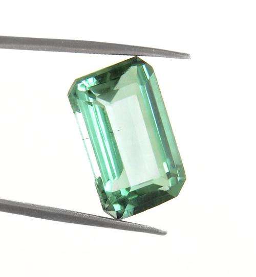 10.65 Carat MGL Certified Emerald Cut Natural Green Amethyst Gemstone - AAA Quality
