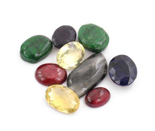 120 Ct Ruby, Emerald, Citrine, Blue Sapphire and Agate Gemstone Wholesale Lot
