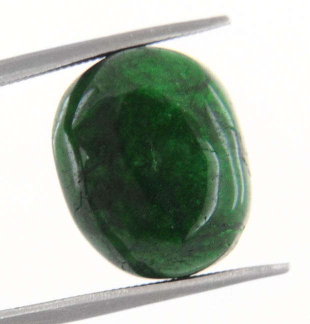 10.78 Ct Dark Green Natural Aventurine Quartz Gemstone - Cabochon