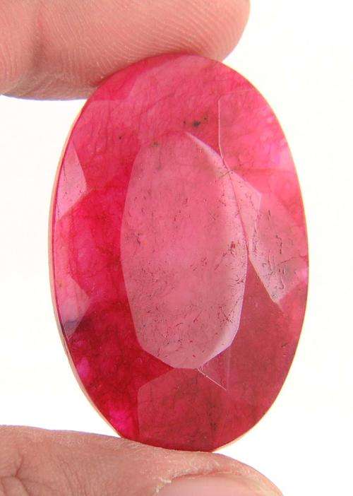 43.09 Ct Certified Oval Cut Ruby Gemstone - IGLI Certified