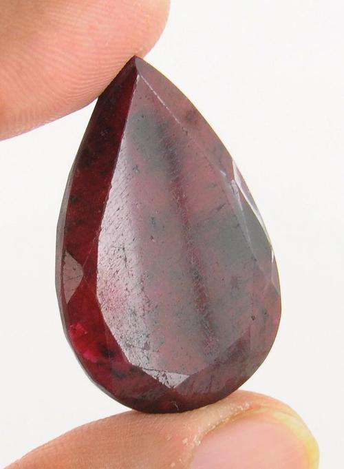 83.20 Ct MGL Certified Pear Shape Ruby Gemstone-34mm/22mm