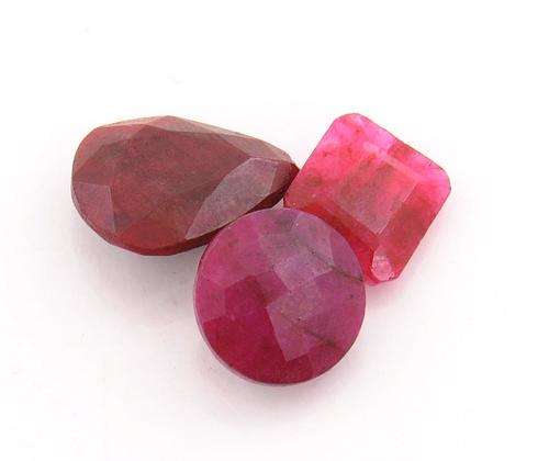 25 Carat  Certified Natural Ruby Gemstone Wholesale Lot - Use for Resale or Jewelry Making