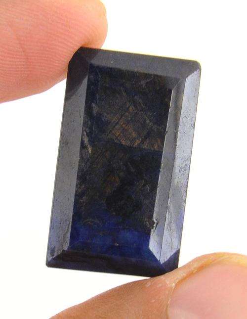 45.91 Carat Certified Rect. Shape Blue Sapphire Gemstone