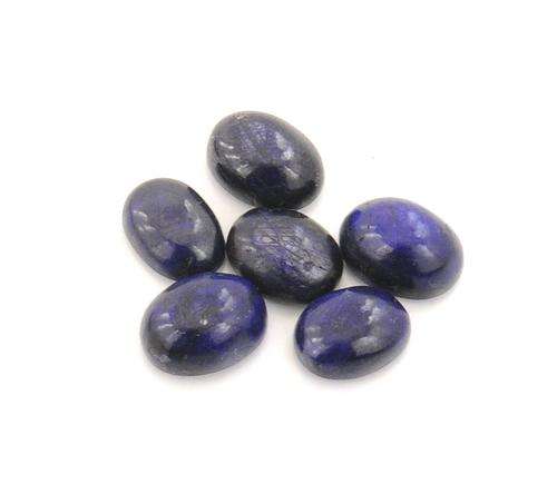 50 Carat Certified Oval Cabochon Shape Blue Sapphire Gemstone Lot