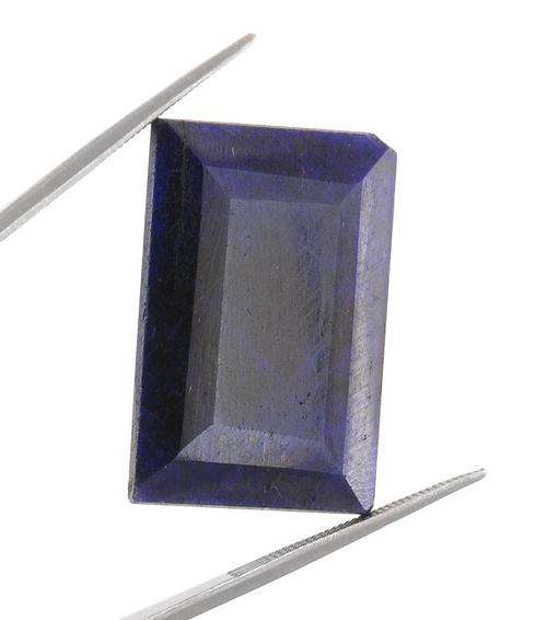 50 Ct Certified Rect. Mixed Blue Sapphire Gemstone-25mm/17mm