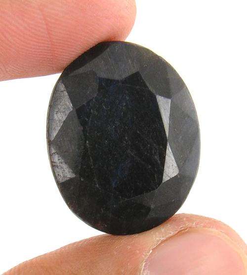 Indian Mines Oval Shape Natural Blue Sapphire Gemstone-53.30 Carat