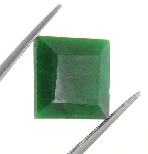 10.00 Carat Certified Brazilian Emerald Gemstone - Rectangular Step Cut