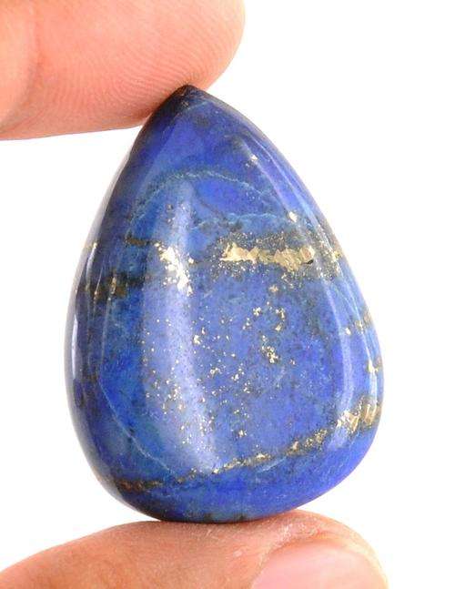 62.45 Carat Pear Cabochon Shape Lapis Lazuli Gemstone