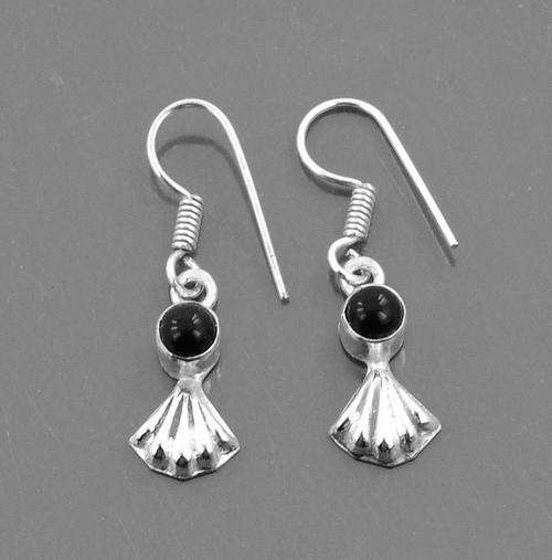 2 Gm Semi Precious Handmade Gemstone Silver Earrings