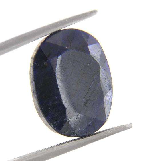 11.65 Ct IGLI Certified Oval Mixed Cut Blue Sapphire Gemstone