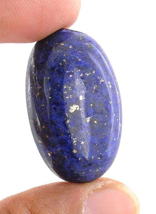 62 Ct Oval Cabcohon Shape Lapis Lazuli Gemstone