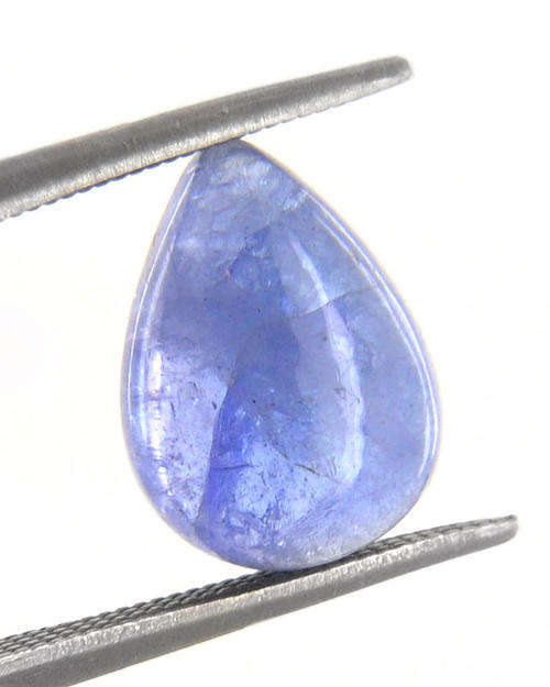 2.59 Ct IGLI Certified Pear Cabochon Shape Tanzanite Gemstone