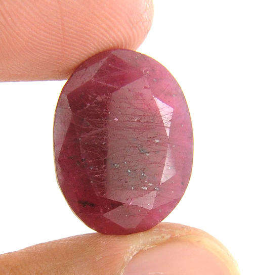 Indian Mines 37.57 Ct Certified Natural Ruby Gemstone