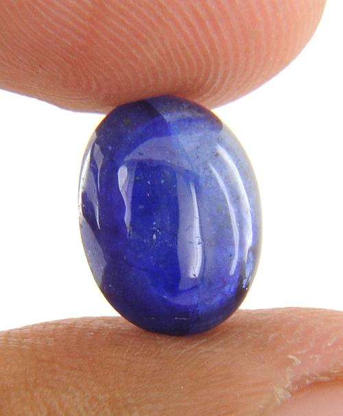 7.69 Ct Certified Oval Cabochon Natural Blue Sapphire Gemstone