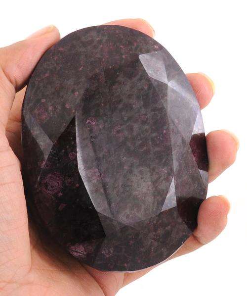 3092 Ct Certified Oval Shape Ruby Gemstone-Large Size Stone From India