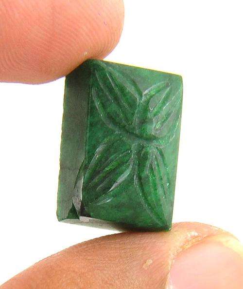 Certified 23.19 Ct Precious Green Emerald Gemstone