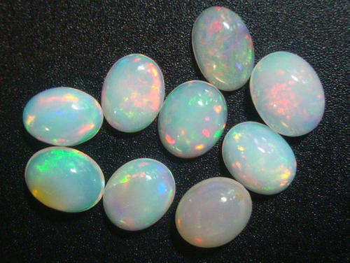 Natural Ethiopian Welo Opal AAA Quality 3x4mm Cabochon Oval 10 Pieces Loose Gemstone