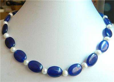Sapphire & Pearl necklace