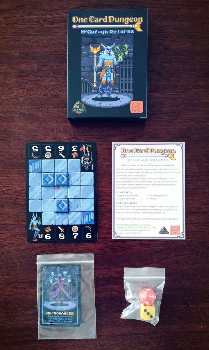 [SALE] One Card Dungeon + One Card Dungeon Expansion M`GUF-YN Returns Card Game (USA Import)