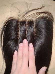 18inches ear to ear (13x4) Lace Closure Silky Straight Grade 10A Brazilian Hair