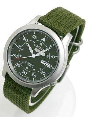New SEIKO 5 MILITARY Nylon SNK805K2 Watch