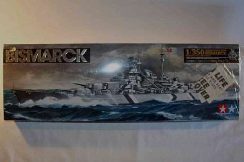 Tamiya Bismarck 1:350 WWII German Battleship