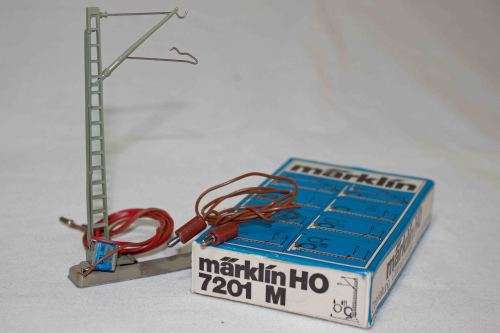 Marklin 7201 Catenary Feeder Mast With Capacitor