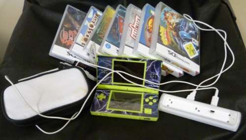 Nintendo DS Lite Console with 7 games