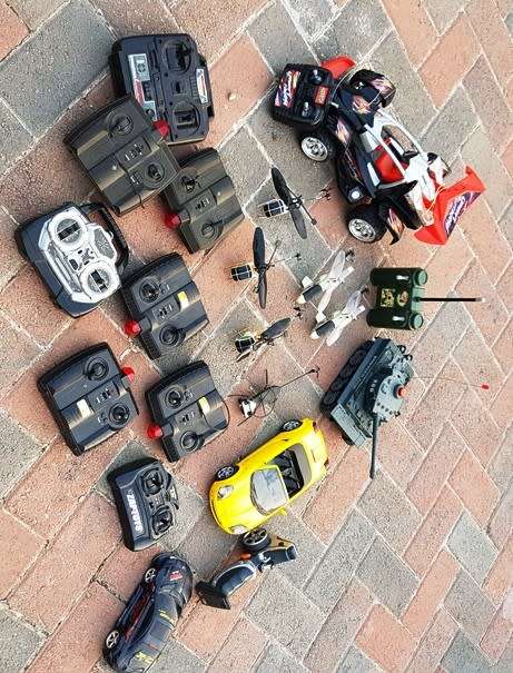 Lot of radio control toys - for parts and projects