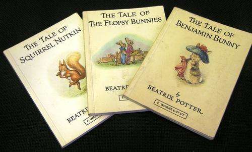 3 CLASSIC SOFT COVER BOOKS BY BEATRIX POTTER