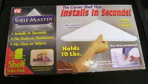 4 CORNER SHELVES (SHELF MASTER)