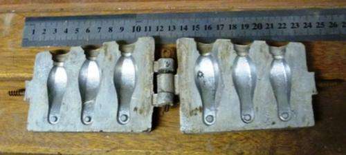 sinker mould , 'tear drop' 2,3& 4 ounce