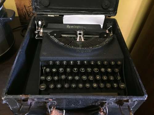 Remington Typewriter in original box
