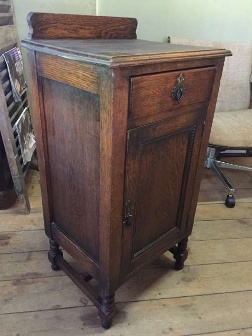 Oak Bedside Cabinet ( 98 x 50 x 40 cm )