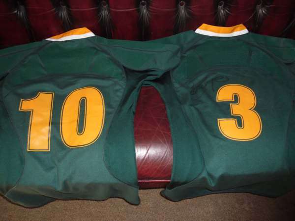 TWO SPRINGBOK JERSEYS