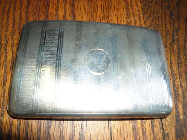 HALLMARKED SILVER SIGARETTE CASE