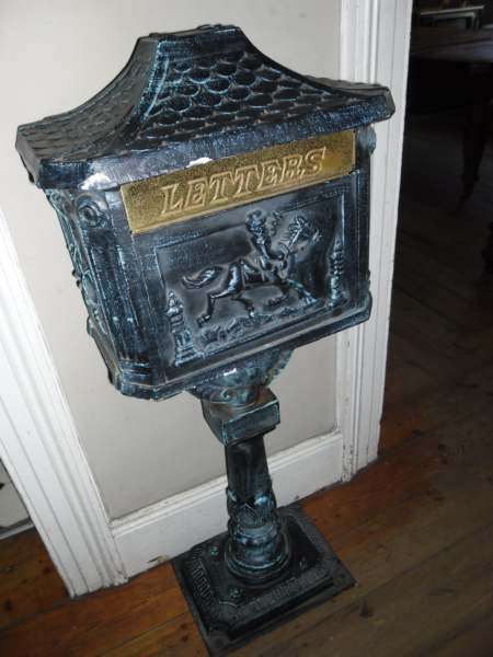 CAST IRON POST BOX ( 110 X 44 X 30 CM)